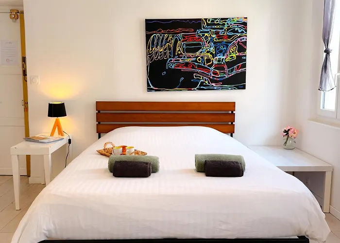 شقة Le Clemenceau By Apirent #cosy #200m Des Plages #wifi